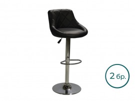 Комплект 2 бр. тапицирани бар столове Rose HM204.01 - Черен