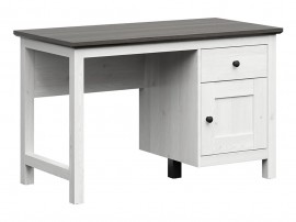 Бюро за компютър Hesen BIU1D1S, 120/60/75 см - Светло сибу/Ларико бор