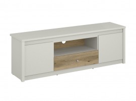 ТВ шкаф Karin SSZFK RTV 2D1S - 150/37/50 см, Кашмир/Дъб Евок