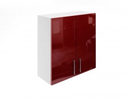 Горен кухненски шкаф Лукс Гланц М20 - 70 см, MDF Бордо гланц