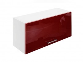 Горен кухненски шкаф Лукс Гланц М26 - 80 см, MDF Бордо гланц