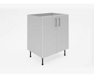 Долен кухненски шкаф Лукс мат М6 - 70 см, MDF Супер мат бял