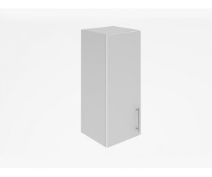 Горен кухненски шкаф Лукс мат М15 - 30-40 см, MDF Супер мат бял