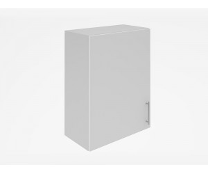 Горен кухненски шкаф Лукс мат М16 - 55 см, MDF Супер мат бял