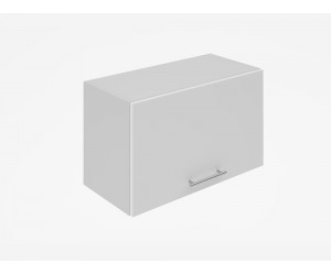 Горен кухненски шкаф Лукс мат М26 - 60 см, MDF Супер мат бял