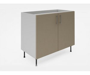 Долен кухненски шкаф Лукс мат М6 - 100 см, MDF Супер мат лате