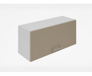 Горен кухненски шкаф Лукс мат М26 - 80 см, MDF Супер мат лате