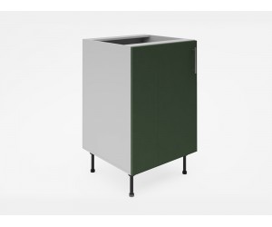 Долен кухненски шкаф Лукс мат М2 - 55 см, MDF Супер мат маслина