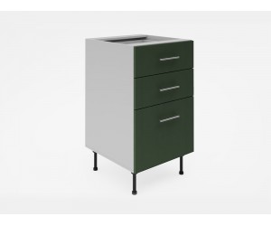 Долен кухненски шкаф Лукс мат М4 - 50 см, MDF Супер мат маслина
