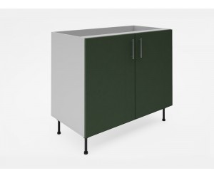 Долен кухненски шкаф Лукс мат М6 - 100 см, MDF Супер мат маслина