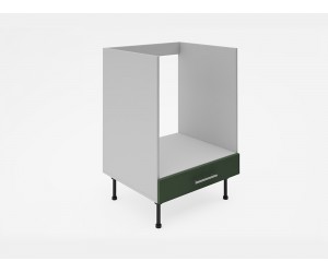 Долен кухненски шкаф за фурна Лукс мат М9 - 60 см, MDF Супер мат маслина