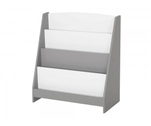 Детска етажерка за книги Ginger TF6125 - Бяла/Сива