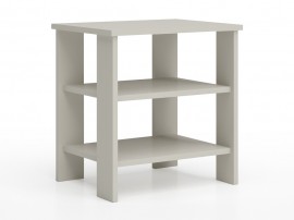 Нощно шкафче - масичка Лео 3 - Кашмир, 45/35/47 см, Помощна масичка, Рафтове