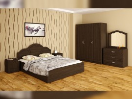 Спален комплект Лора - 160/200 см, Венге